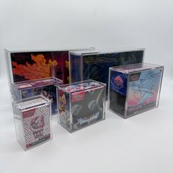 Acrylic Cases for Pokemon Booster Box Bundle ETB UPC SPC