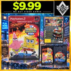 The SpongeBob SquarePants Movie PS2 Greatest Hits CIB Manual Disc 2004