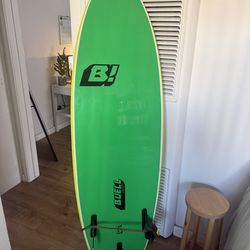 Buell 6’0 Soft-Top Surfboard – Near Perfect Condition + Dakine Leash