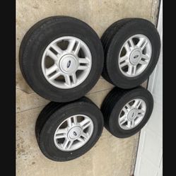 4 — 265/70r17 6x135 6x5.31 Stock Ford F-150 F150 Expedition Wheels Rims Tires!