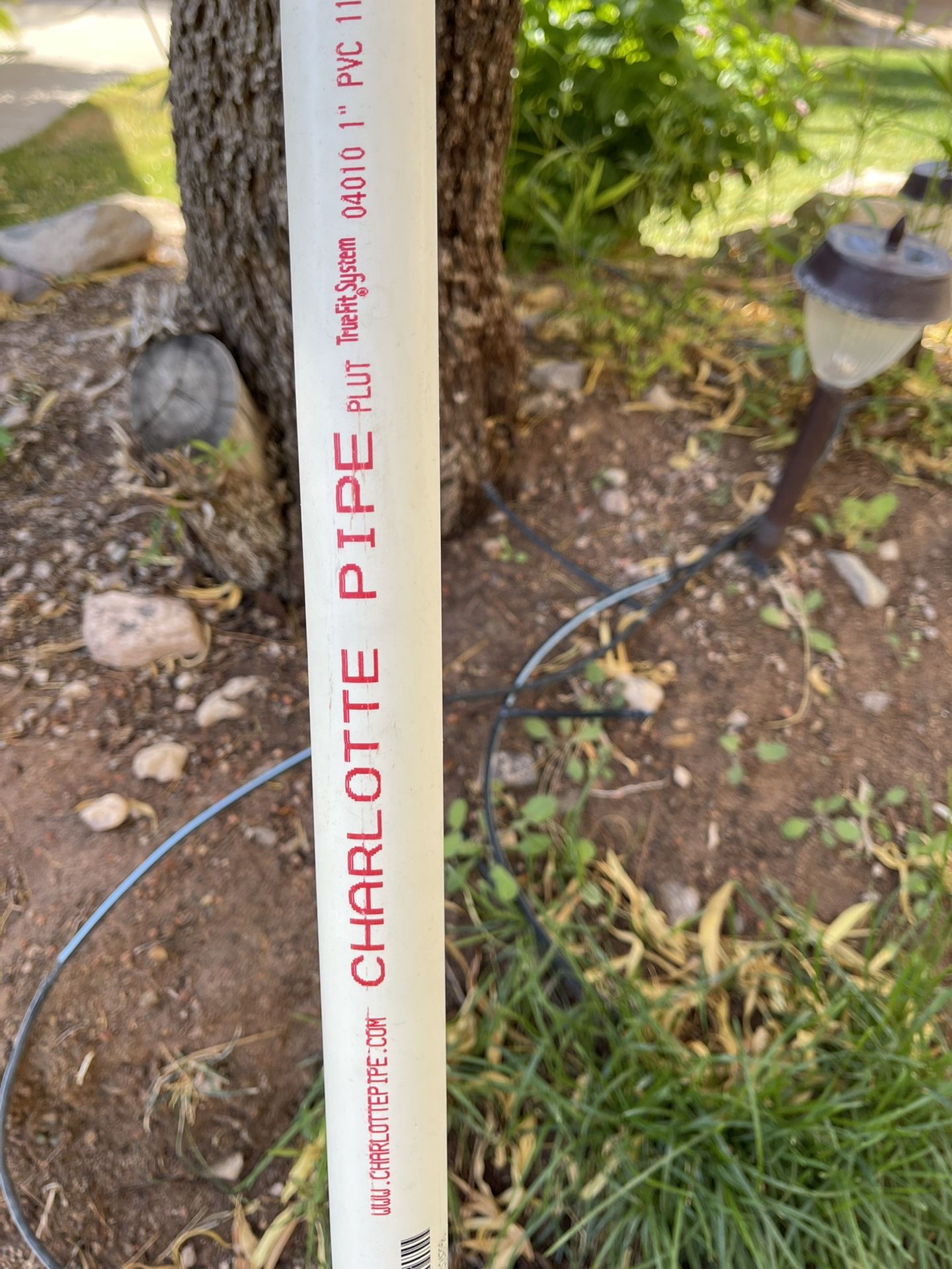 Irrigation Pipe - 8 Pieces - 1 Inch By 5 Feet PVC Schedule 40