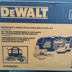 DeWalt 20 Volt Brushless XR 3 Speed Oscillating Multi-tool Kit With Battery And Charger