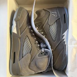 Jordan 5 Wolf Grey Size 9.5