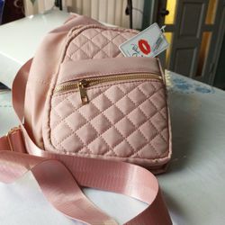 Blush Pink Crossbody Bag  New