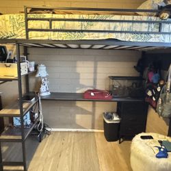 Twin Size Loft Bedframe