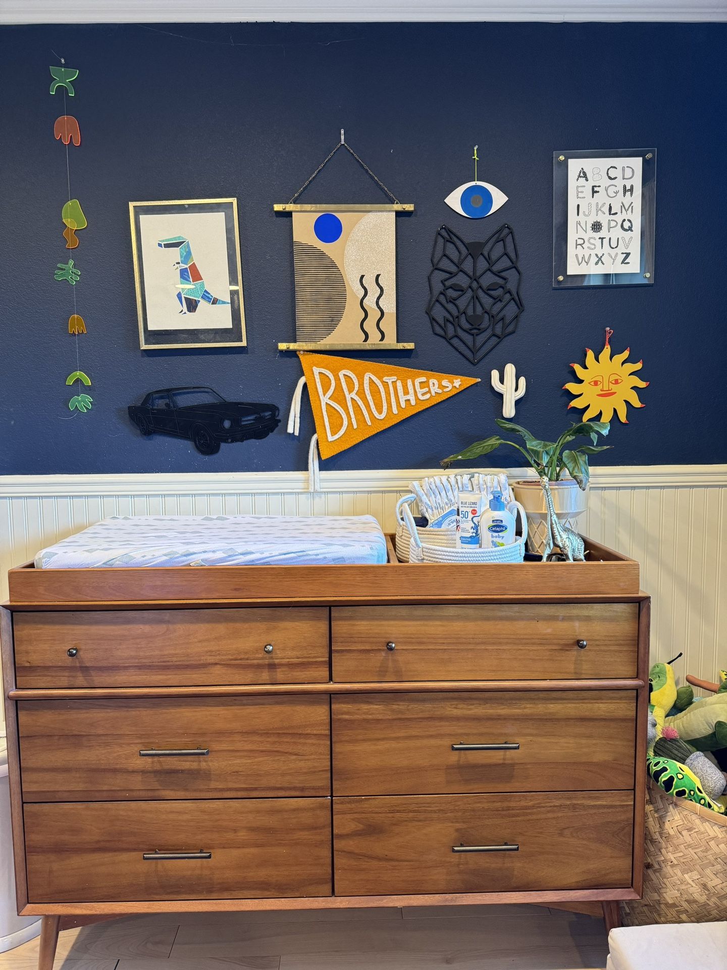 West Elm Mid-Century 6-Drawer Changing Table +