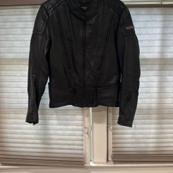 Hein Gericke Leather Cafe Style Motorcycle Jacket
