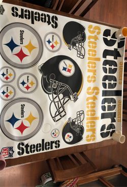 Pittsburgh Steelers Football NFL 3M Skinit Tailgate Vinyl Stickers Wall Art