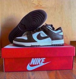 Nike Dunk Low Retro Cacao Wow Mocha Brown White DD1503-124 Women’s Size 8.5 Brand New