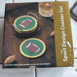 Sports design coaster set