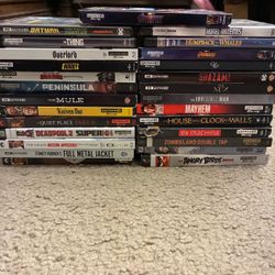 4K Ultra HD movies $15 each