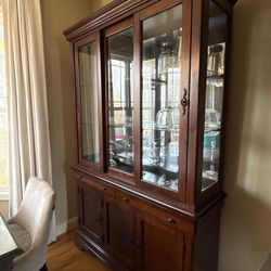 Wooden China Cabinet