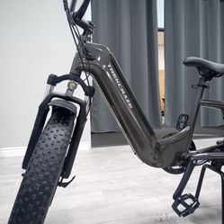 TrekCraze T240 Cargo Electric Bike – Gray Commuter And Carrier!
