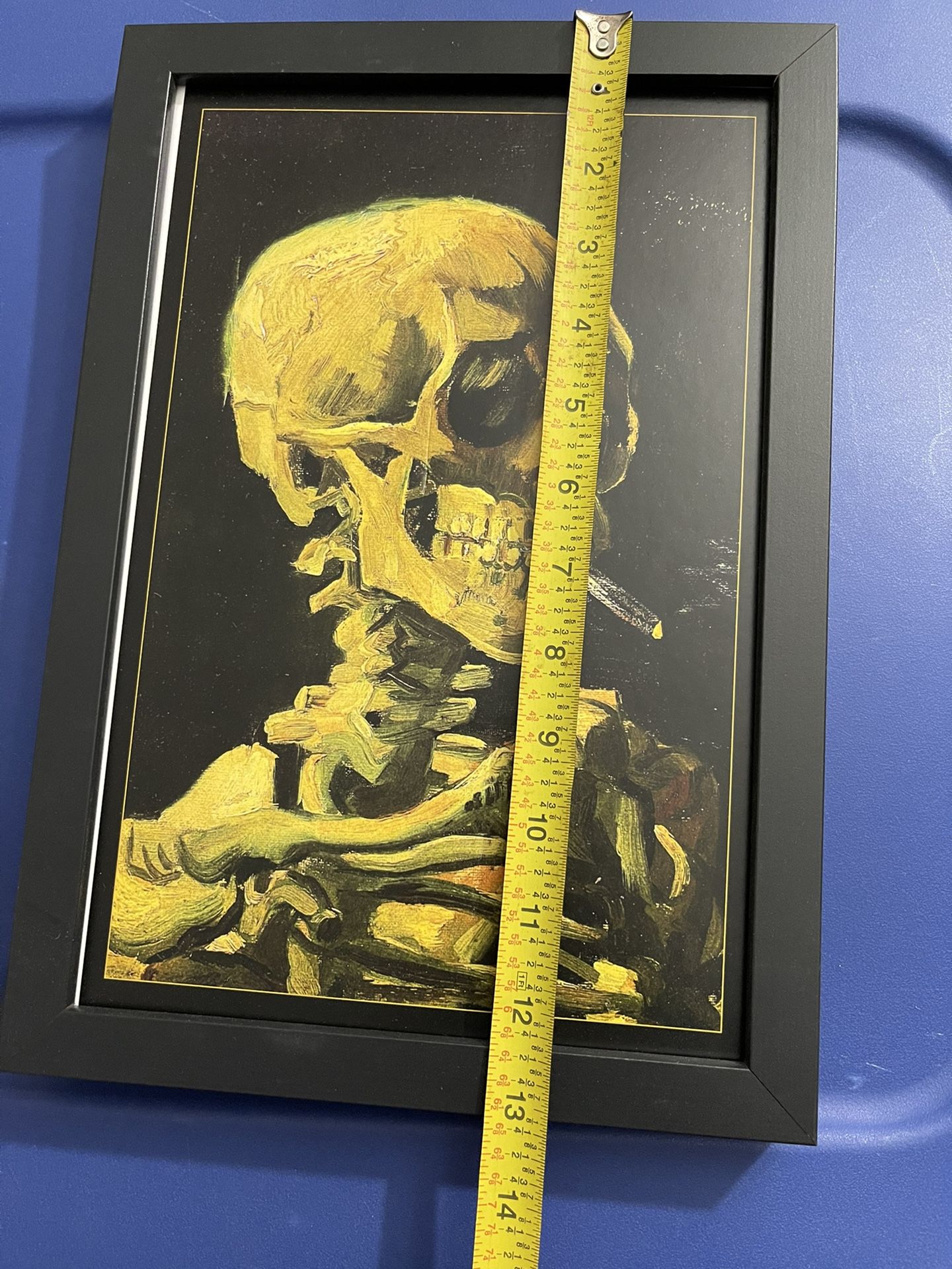 Buyartforless Skull Smoking a Cigarette 1985 by Vincent Van Gogh $6