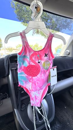 Hurley Bright Pink Swimwear FLAMINGO 1PC SWIMSUIT