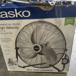 Lasko 20" High Velocity QuickMount, Easily Converts from a Floor Wall Fan