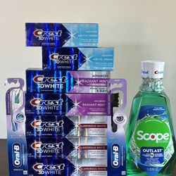 Toothpaste Crest Bundle 