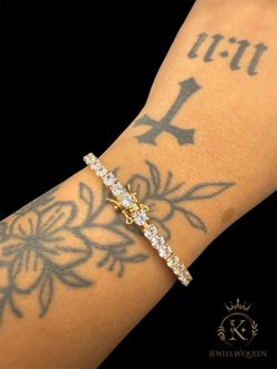 4mm Tennis Bracelet Unisex