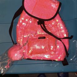 Justice Pink Flamingo Mini Backpack New With Tags