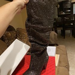 New Rinestones Boots Sz 5