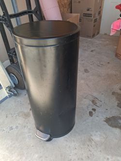 Metal Trash Can