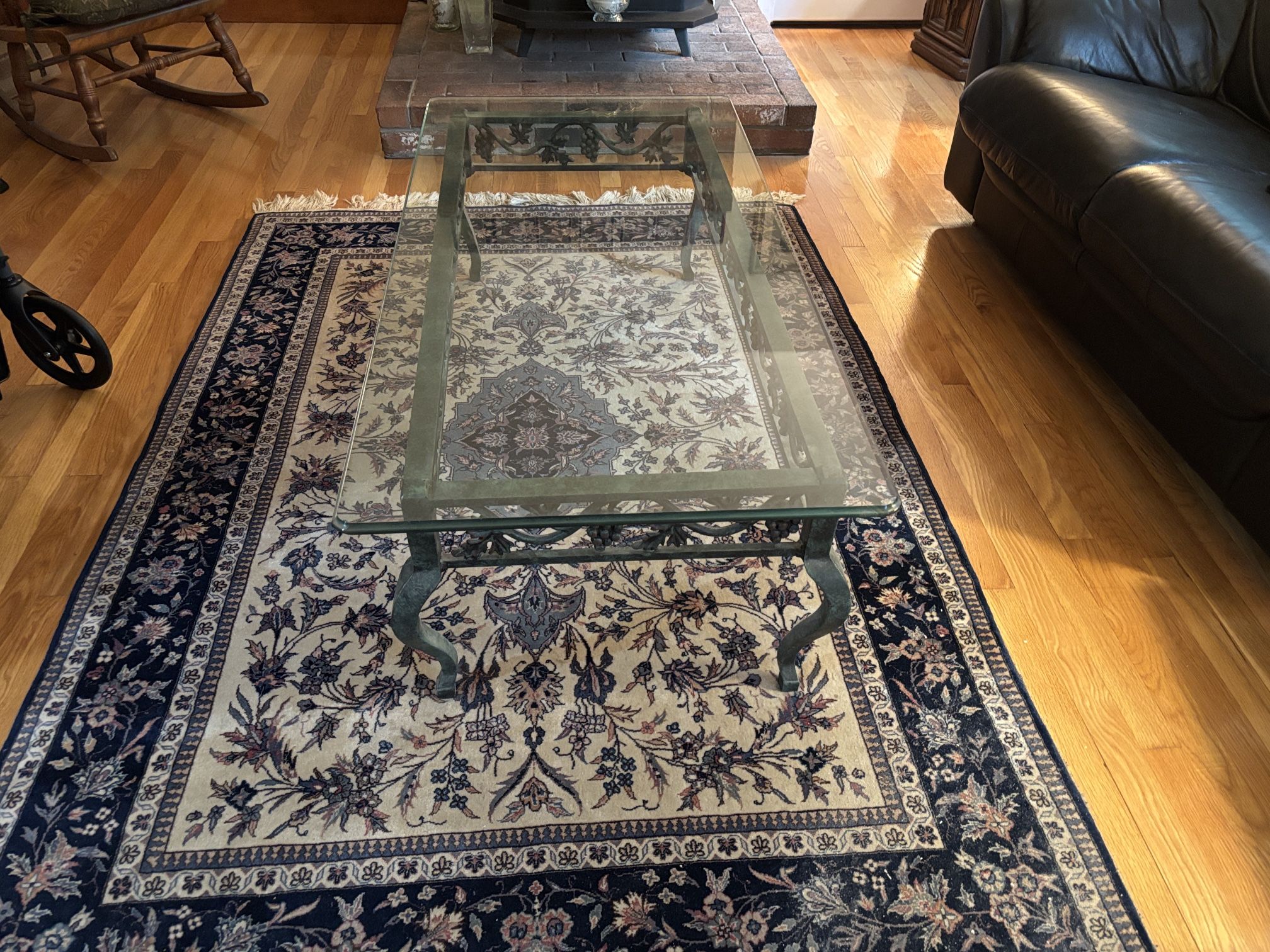 Glass Top Coffee Table