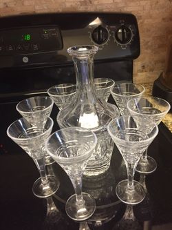 Cordial glasses set
