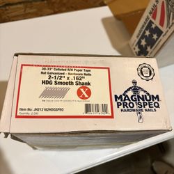 Hardware Nails - 2-1/2” X 162”