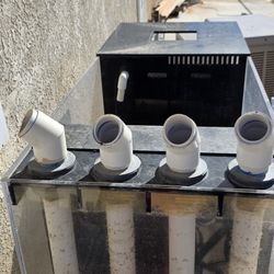 It's a sump tank for a reef saltwater setup