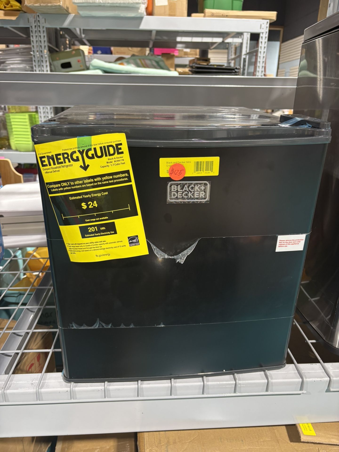 Brand New Black Decker Mini Fridge 