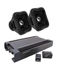 BRAND NEW POWERFUL 2 KICKER SOLO 15” SUBWOOFERS AND KICKER WARHORSE AMP