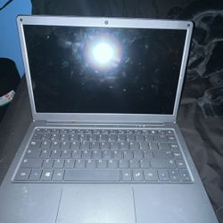 Grey Jumper tech Laptop