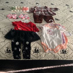 New baby girl clothes 3 to 6 months everything for $20