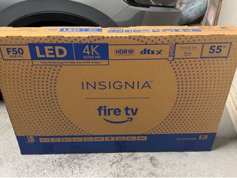 $120 TV Brand New 55”4kTV Insignia Fire TV