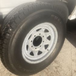 Trailer Tire And Wheel