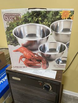 Deep Bowel Set Steel 5 Piece Set 