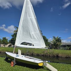 Laser Sailboat and Trailer For Sale