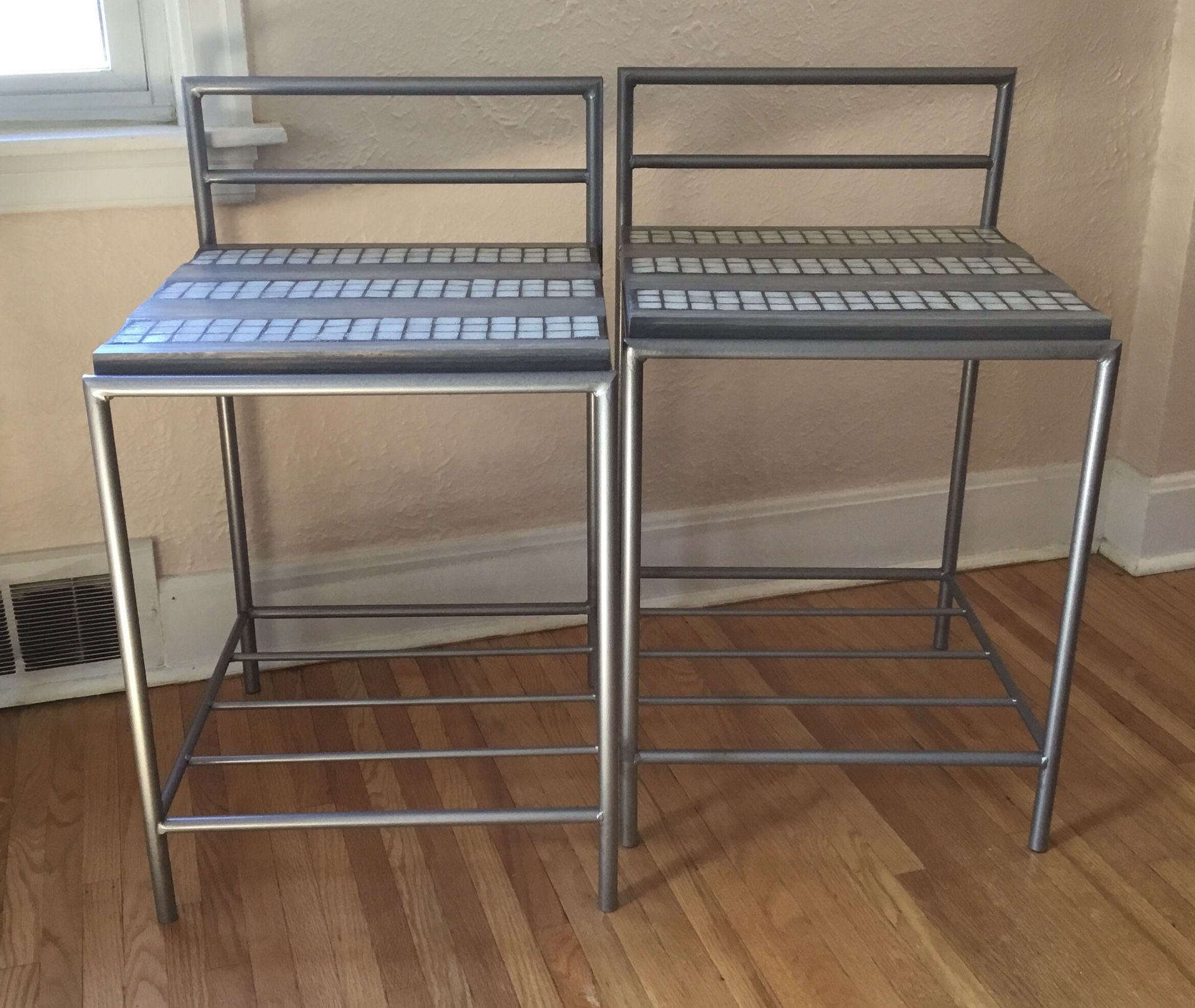 Industrial Style End Tables / Bed Side Tables