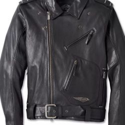 HARLEY DAVIDSON 120th Anniversary Cycle Champ Leather Biker Jacket 3x NEW!!