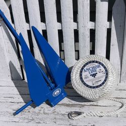 Boat Anchor with Anchor Line(150’) & 4 Fenders with Ropes