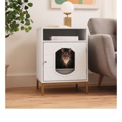 Frisco Elevated Side Table Litter Box Cover