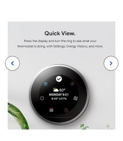 Google Nest Learning Smart Thermostat with WiFi Compatibility (3rd