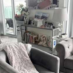 Modern Glass Console Table