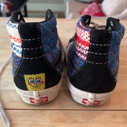 SpongeBob Vans Size Kids 7.5
