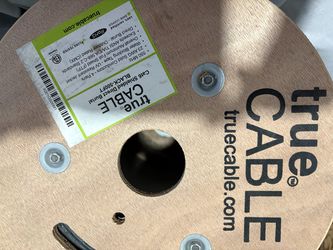 True CableCat6 shielded direct burial Black