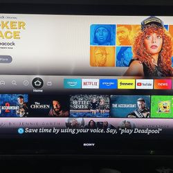 Sony 52” Amazon Fire Tv Stick Bravia energy star KDL-52W4100 TV 120hz