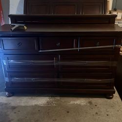 Cherry Oak Bedroom Set