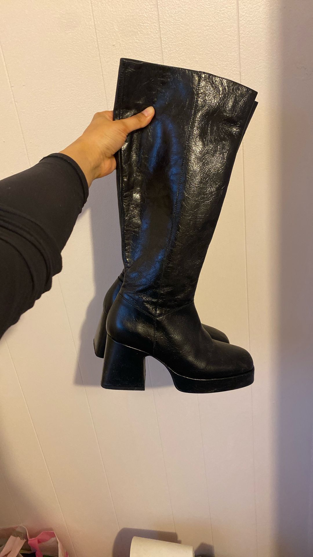 Black Leather Boots