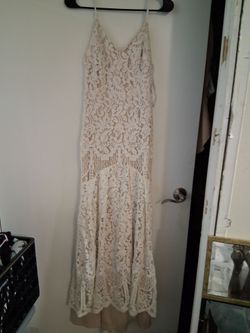 LULUS semi formal lace dress