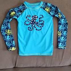 Kids Rashguard Size 7 HATLEY, boys Girls Rash  Guard, Rashguard Size 7